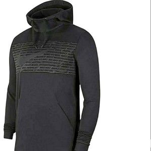 Nike Mens L Therma Fit Hoodie DriFit BV2764-010 Black White